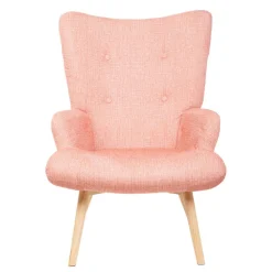HOMLA Fotel Moss Pop W Tkaninie Rozowy 72X73X96Cm