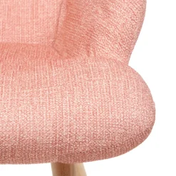 HOMLA Fotel Moss Pop W Tkaninie Rozowy 72X73X96Cm