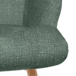 HOMLA Fotel Moss Pop W Tkaninie Zielony 72X73X96Cm