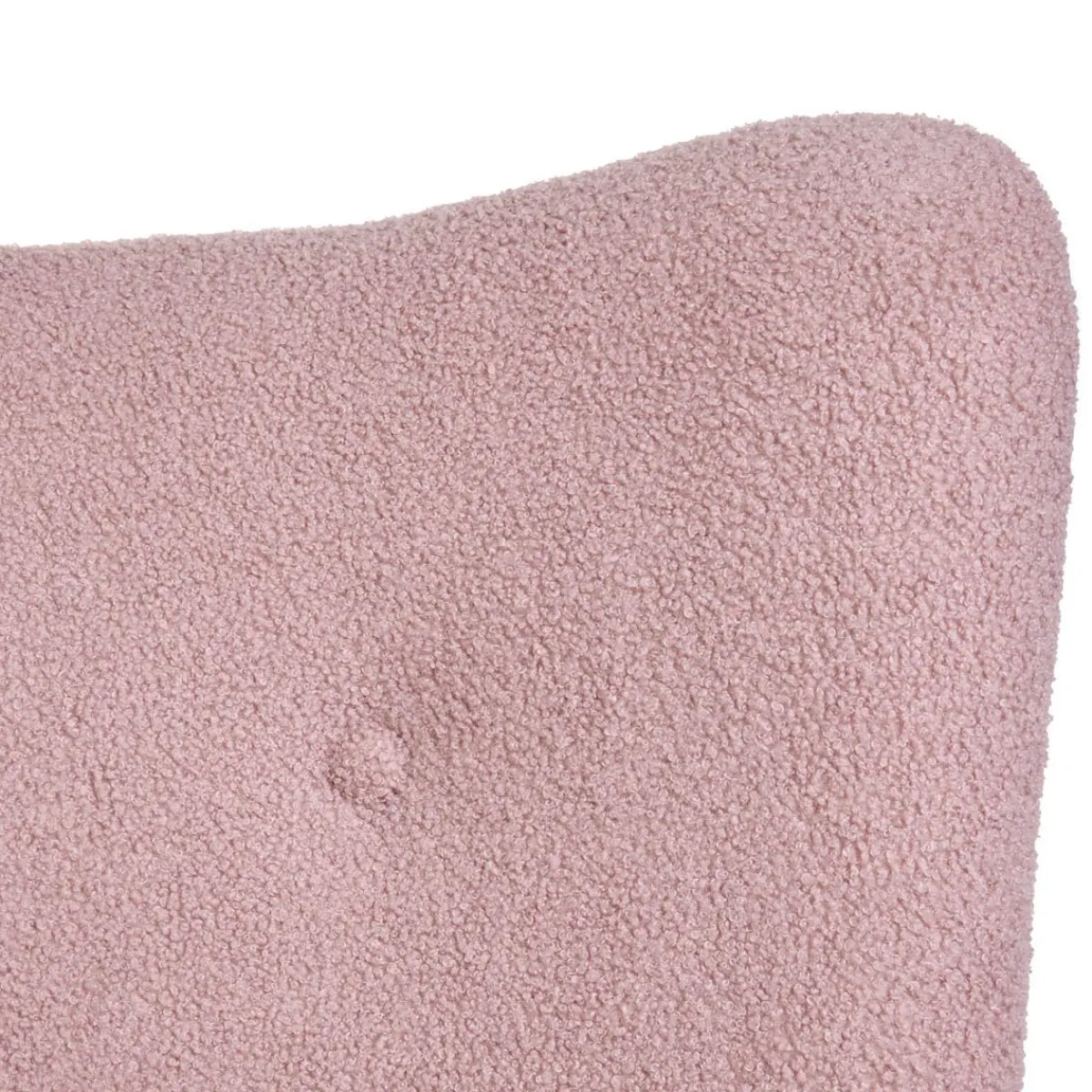 HOMLA Fotel Moss Teddy Boucle Bujany Rozowy W Tkaninie Teddy Boucle 72X73X92 Cm