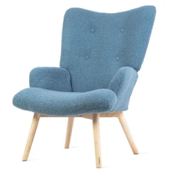 HOMLA Fotel Moss Teddy Boucle W Tkaninie Teddy