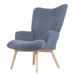 HOMLA Fotel Moss Teddy Boucle W Tkaninie Teddy