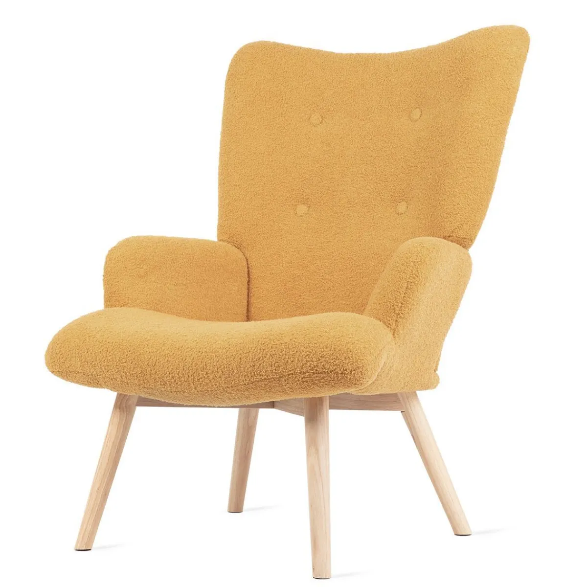 HOMLA Fotel Moss Teddy Boucle W Tkaninie Teddy