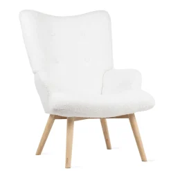 HOMLA Fotel Moss Teddy Boucle W Tkaninie Teddy