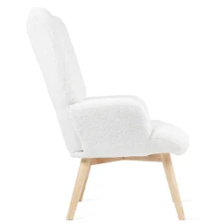 HOMLA Fotel Moss Teddy Boucle W Tkaninie Teddy