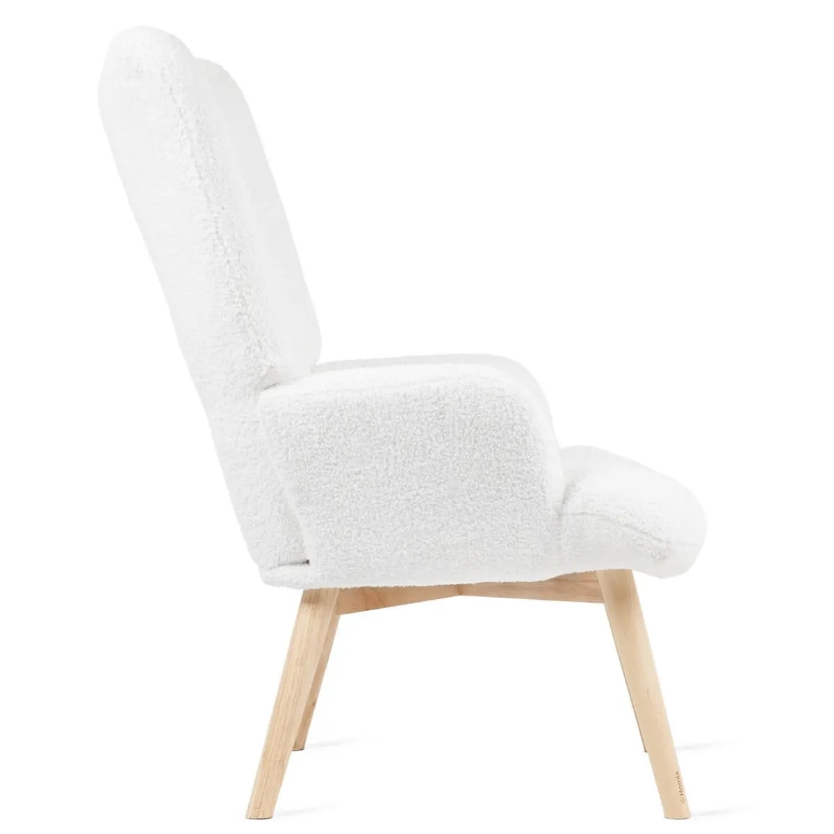 HOMLA Fotel Moss Teddy Boucle W Tkaninie Teddy