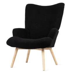 HOMLA Fotel Moss Teddy Boucle W Tkaninie Teddy