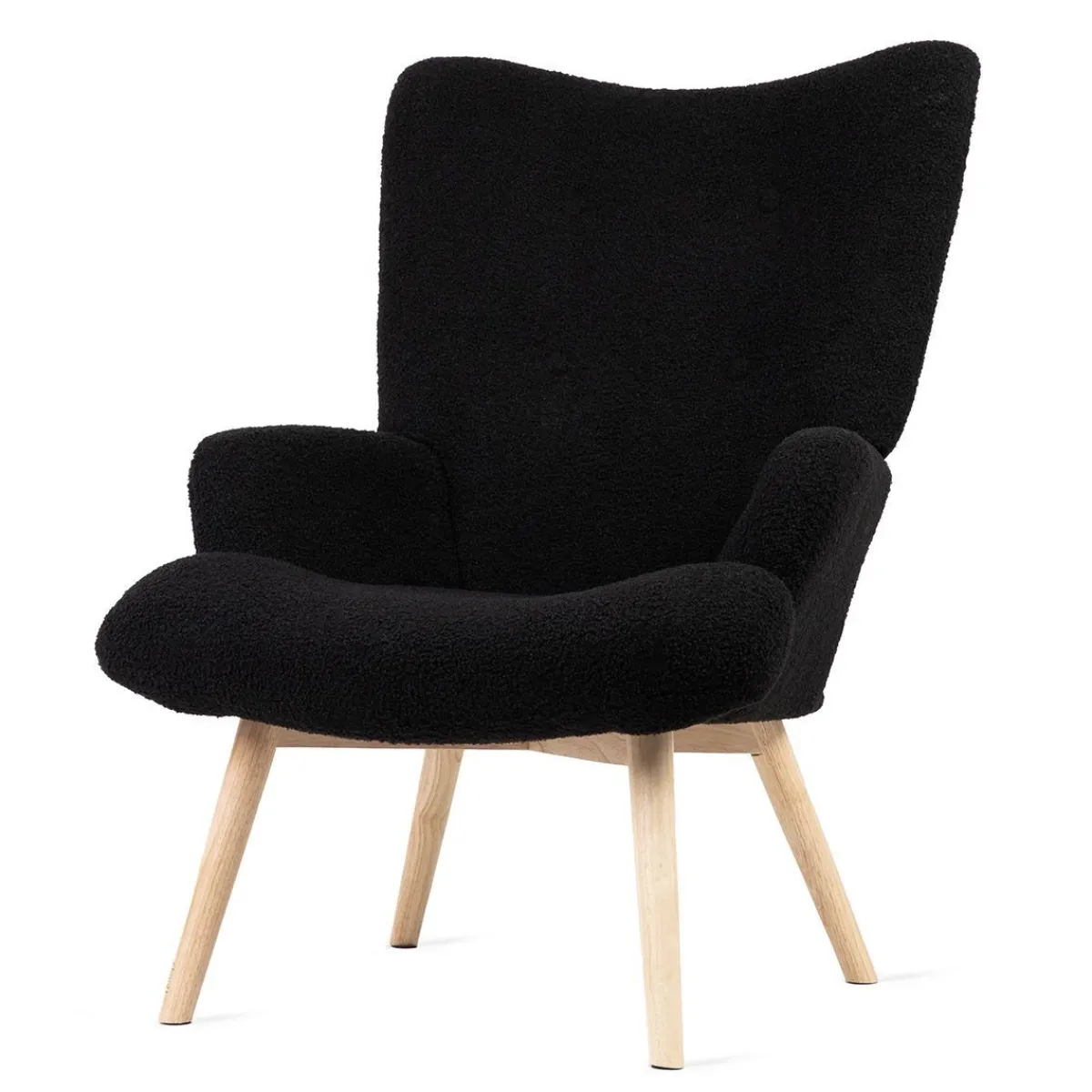 HOMLA Fotel Moss Teddy Boucle W Tkaninie Teddy