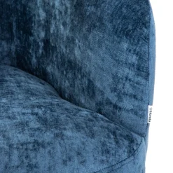 HOMLA Fotel Pallstol Szenilowy Granatowy 72X70X74Cm