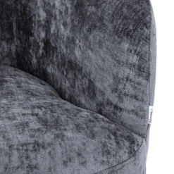 HOMLA Fotel Pallstol Szenilowy Ciemno Szary 72X70X74Cm