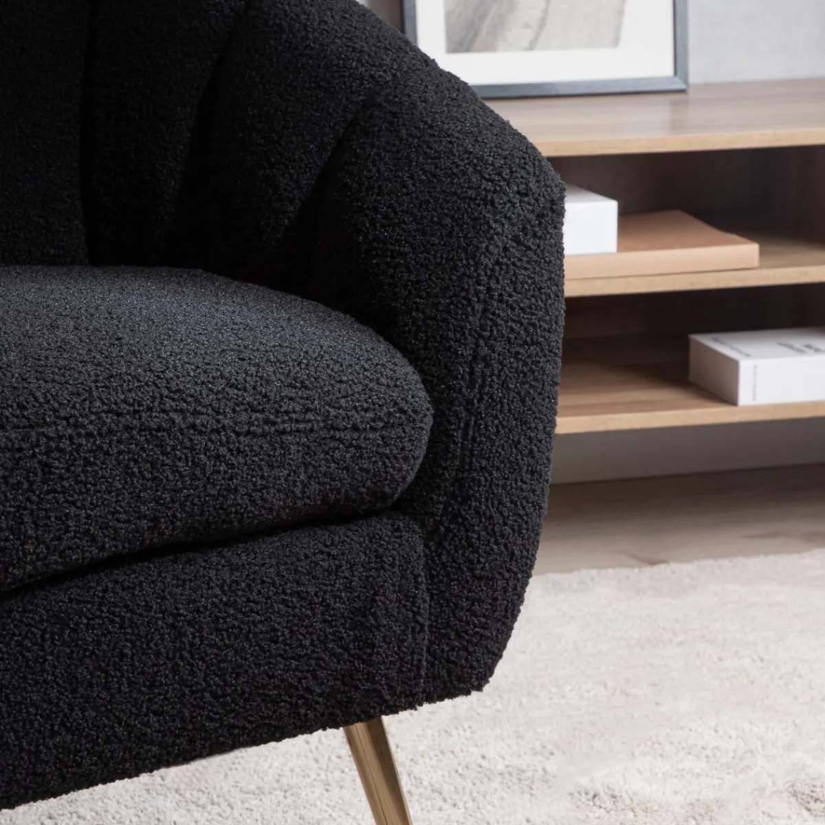 HOMLA Fotel Reika Welurowy 78X73X79 Cm