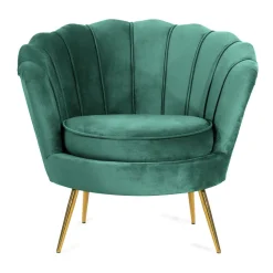 HOMLA Fotel Shelly Welurowy 82X74X76 Cm