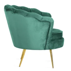 HOMLA Fotel Shelly Welurowy 82X74X76 Cm