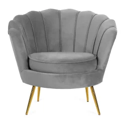 HOMLA Fotel Shelly Welurowy 82X74X76 Cm