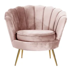 HOMLA Fotel Shelly Welurowy 82X74X76 Cm