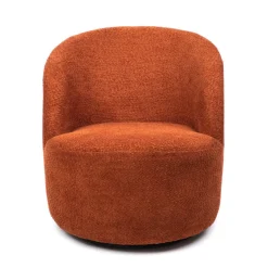 HOMLA Fotel Svingen Obrotowy Ceglasty 65.5X77X69Cm