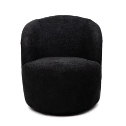 HOMLA Fotel Svingen Obrotowy Czarny 65.5X77X69Cm