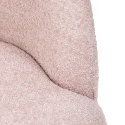 HOMLA Fotel Svingen Obrotowy Rozowy 65.5X77X69Cm