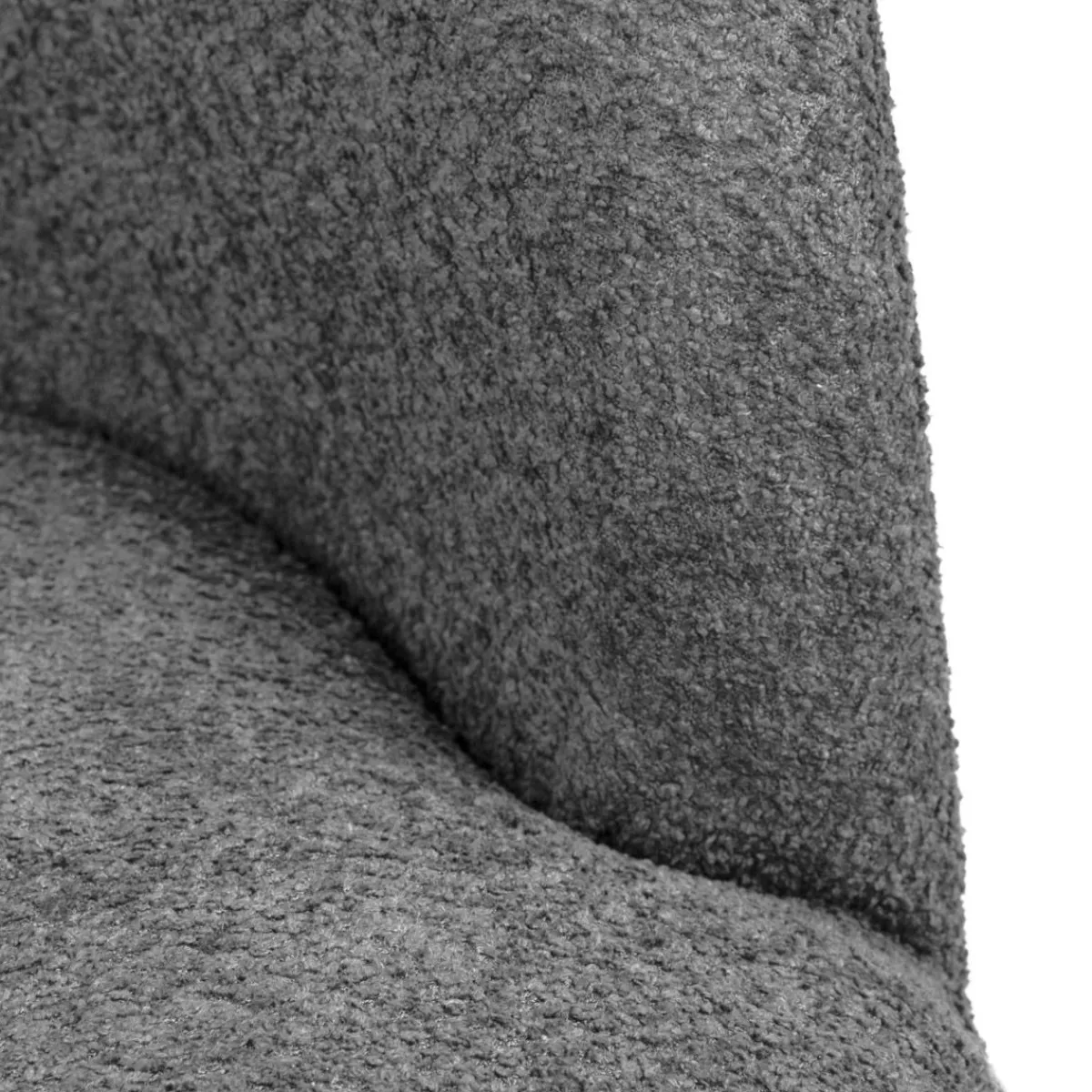 HOMLA Fotel Svingen Obrotowy Szary 65.5X77X69Cm