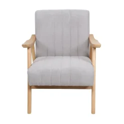 HOMLA Fotel Terra Jasno Nogi Jasne Drewno 70X75X87 Cm