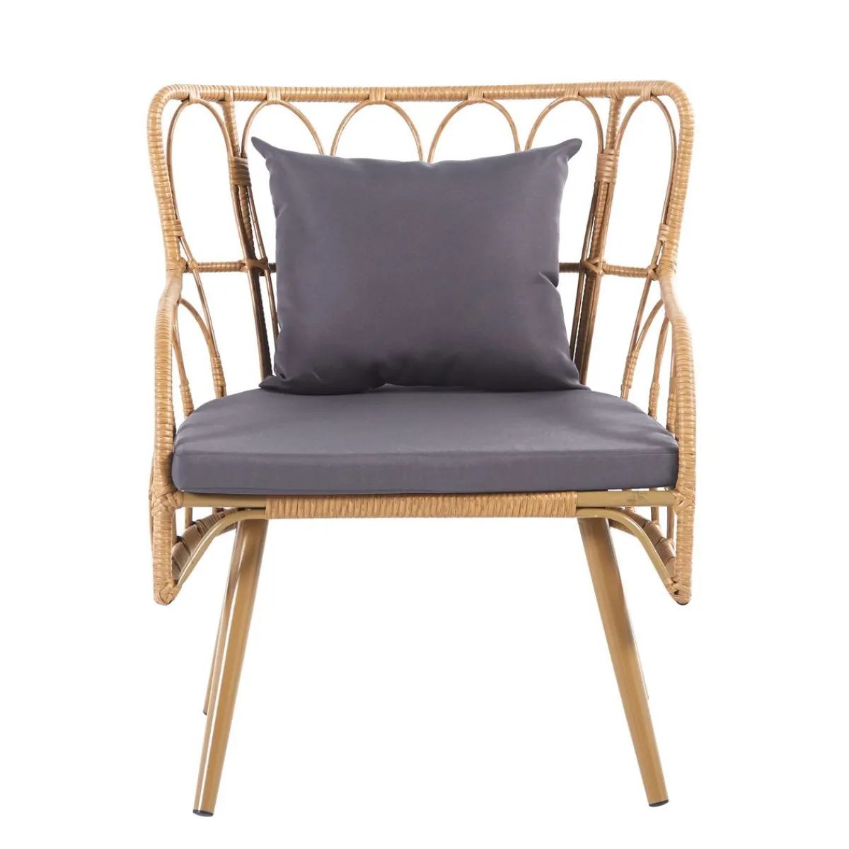 HOMLA Fotel Torvi Pleciony 72X67X84 Cm