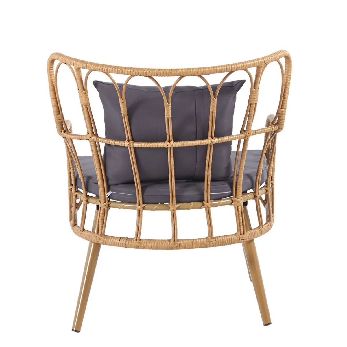 HOMLA Fotel Torvi Pleciony 72X67X84 Cm