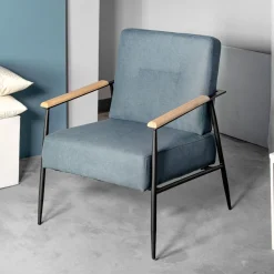 HOMLA Fotel Veludo Denim 71X70X83 Cm