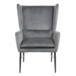 HOMLA Fotel Vinder Szary 97X67X73 Cm