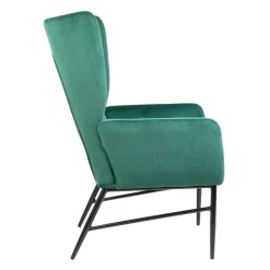 HOMLA Fotel Vinder Zielony 97X67X73 Cm