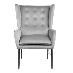 HOMLA Fotel Vinnande Szary 97X67X73 Cm