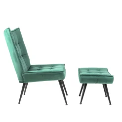 HOMLA Fotel Vinnis Zielony 96X69X82 Cm