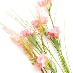 HOMLA Galazka Sztuczna Meadow Z Malymi Kwiatkami Rozowa 53 Cm