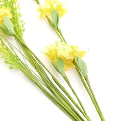 HOMLA Galazka Sztuczna Meadow Z Malymi Kwiatkami Zolta 53 Cm