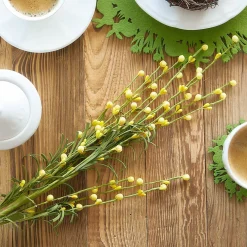 HOMLA Galazka Sztuczna Rumena Zolta 70 Cm