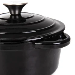 HOMLA Garnek Andreas Zeliwny Czarny 4 L