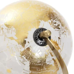 HOMLA Globus Dekoracyjny Globe Zloty 18X15X25 Cm