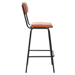 HOMLA Hoker Lumbar W Obiciu Ze Skory Bawolej Brazowe 46X54X103 Cm