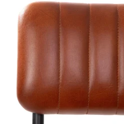 HOMLA Hoker Lumbar W Obiciu Ze Skory Bawolej Brazowe 46X54X103 Cm