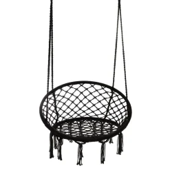 HOMLA Hustawka Circle Czarna 82X60X115-138 Cm