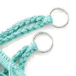 HOMLA Hustawka Circle Doira Makrama Turkusowa 82X60X115-138 Cm