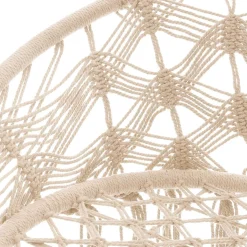 HOMLA Hustawka Circle Doira Makrama Bezowa 82X60X115-138 Cm