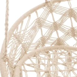 HOMLA Hustawka Circle Doira Makrama Bezowa 82X60X115-138 Cm