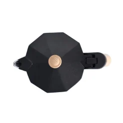 HOMLA Kawiarka Mia Mokka Czarna Z Drewnianym Uchwytem 6 Cup