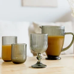 HOMLA Kieliszek Alesa Szary 0,22 L