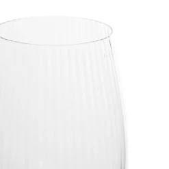 HOMLA Kieliszek Lynn Ryflowany Transparentny 0,5 L