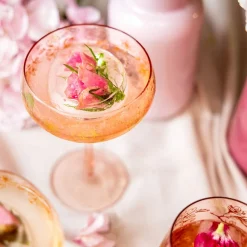 HOMLA Kieliszek Rosella Koktajlowy Rozowy 0,2 L