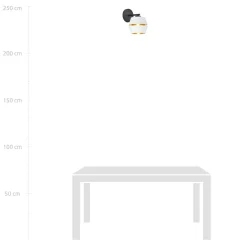 EMIBIG Kinkiet Piano 1-Punktowa