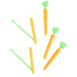 HOMLA Klipsy Carrot Spozywcze Marchewki 5Szt