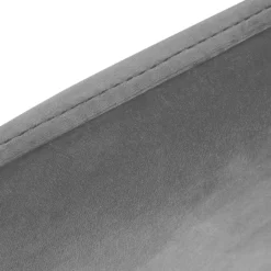 HOMLA Łóżko Venlo Welurowe Szare 160X200 Cm