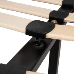 HOMLA Łóżko Ze Stelazem Mikkel Welurowe Zielone 160X200 Cm